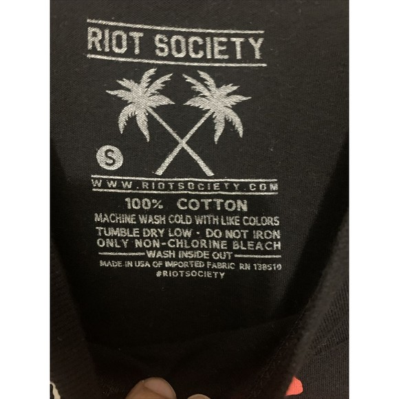 Where's Waldo Skeleton Riot Society Men's T-Shirt Size Small - Picture 5 of 5